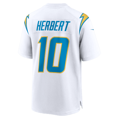 Jersey de fútbol americano Game para hombre NFL Los Angeles Chargers (Justin Herbert)