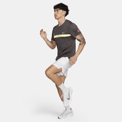 ナイキ マイラー メンズ Dri-FIT UV ショートスリーブ ランニングトップ