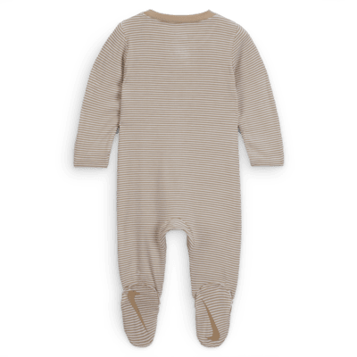 Nike Baby Essentials Baby (0-9M) Striped Footed Coverall