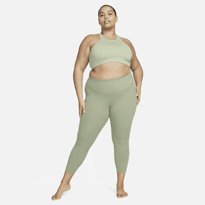 Leggings de cintura alta de 7/8 de baja sujeción para mujer Nike Zenvy (talla grande)