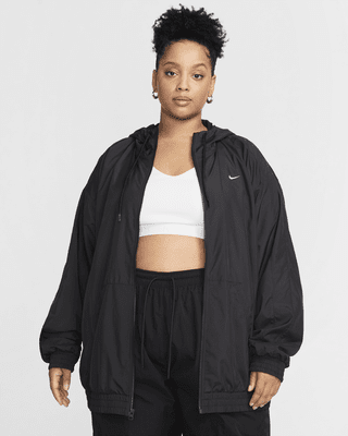 Женская куртка Nike Sportswear Classic Wovens Loose UV Hooded (Plus Size)