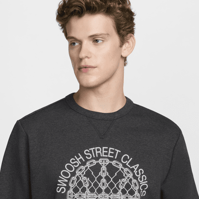 Sweatshirt de basquetebol com gola redonda Dri-FIT Nike Standard Issue para homem