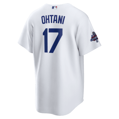 Shohei Ohtani Los Angeles Dodgers 2024 World Series Champions Men's Nike MLB Replica Jersey