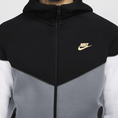 Nike Sportswear Tech Fleece Windrunner Tam Boy Fermuarlı Erkek Kapüşonlu Üst