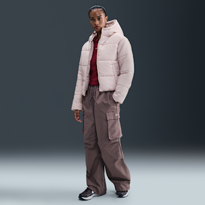 Chamarra con gorro Therma-FIT holgada para mujer Nike Sportswear Classic Puffer