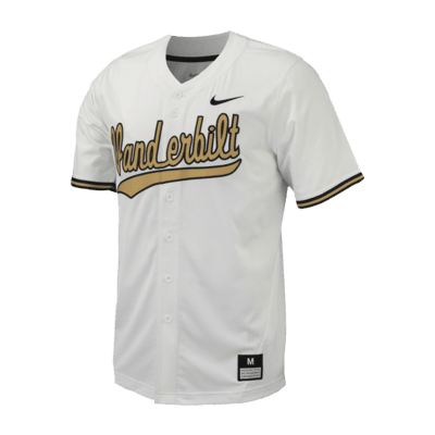 Jersey de béisbol universitario Nike Replica para hombre Vanderbilt