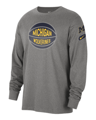 Michigan Fast Break Men's Nike College Long-Sleeve T-Shirt. Nike.com