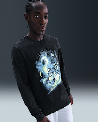 Мужская футболка Nike Long-Sleeve Basketball для баскетбола