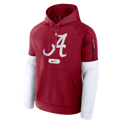 Alabama Crimson Tide Fitness Men’s Nike Therma College Pullover Hoodie