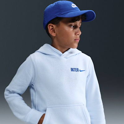 Inter Milan Club Big Kids' (Boys') Nike Soccer Fleece Pullover Hoodie