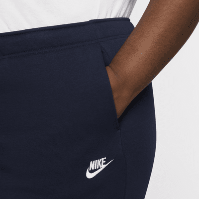 Pants de entrenamiento oversized de tiro medio para mujer Nike Sportswear Club Fleece (talla grande)