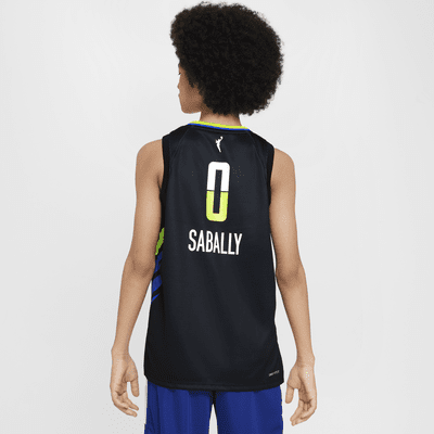 Koszulka dla dużych dzieci (chłopców) Nike Dri-FIT WNBA Swingman Satou Sabally Dallas Wings Rebel Edition 2023