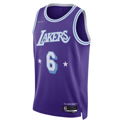 Los Angeles Lakers City Edition Nike Dri-FIT NBA Swingman Jersey. Nike NL