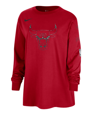 Женская футболка Chicago Bulls Essential Nike NBA Long-Sleeve