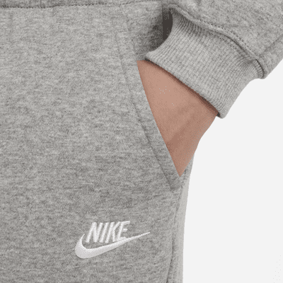 Conjunto de entrenamiento para niños talla grande Nike Sportswear Club Fleece