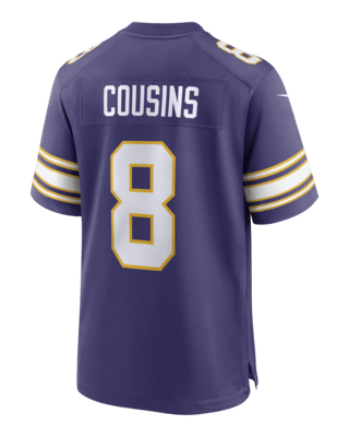 Kirk Cousins Minnesota Vikings Nike Youth Game Jersey - Purple