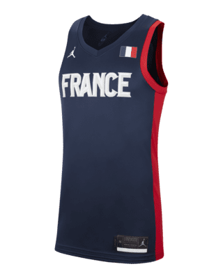 Berri Caballero Violar Segunda equipación Francia Jordan Limited Camiseta de baloncesto - Hombre.  Nike ES