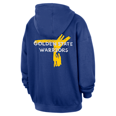 Golden State Warriors Courtside Jordan NBA Club Premium-hættetrøje til mænd