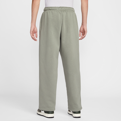 나이키 스탠다드 이슈 남성 써마 핏 브러시드 오픈 헴 농구 팬츠