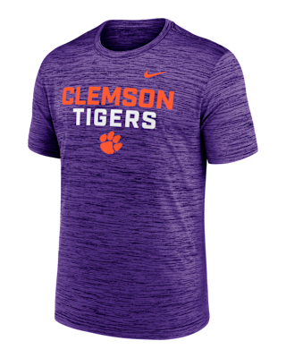 Мужская футболка Clemson Campus Center Stack Velocity Nike Dri-FIT College