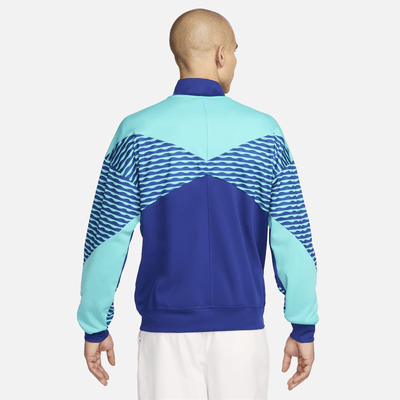 Chamarra de fútbol Nike Dri-FIT para hombre Brazil Strike