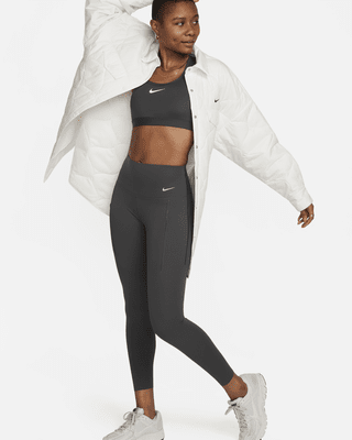 Женские тайтсы Nike Universa Medium-Support High-Waisted 7/8 Leggings with Pockets