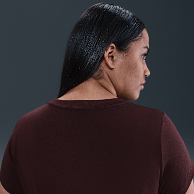 Playera cropped para mujer (talla grande) Nike Sportswear Chill Knit