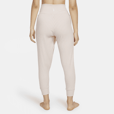 Pants de tela de canalé para mujer Nike Yoga Luxe