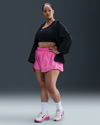 Женские шорты Nike Tempo Dri-FIT Mid-Rise 3" Brief-Lined Shorts (Plus Size) для бега