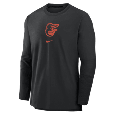 Chamarra sin cierre Nike Dri-FIT de la MLB para hombre Baltimore Orioles Authentic Collection Player