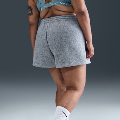 Shorts de tiro medio de 10 cm para mujer (talla grande) Nike Sportswear Phoenix Fleece