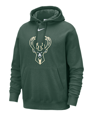 Мужское худи Milwaukee Bucks Club Nike NBA Pullover Hoodie