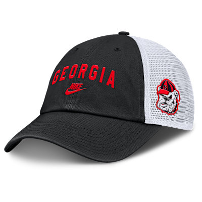 Gorra de rejilla universitaria Nike ajustable para hombre Georgia Legacy Club