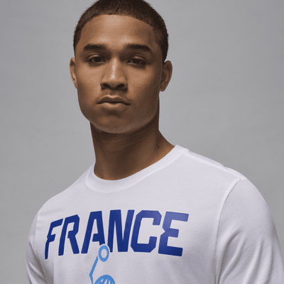 Frankreich Basketball-T-Shirt für Herren