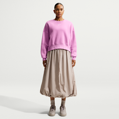 Sudadera sin cierre de cuello redondo extra oversized para mujer Nike Sportswear Phoenix Fleece