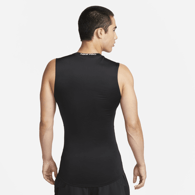 NIKE PRO DRI-FIT TIGHT-FIT SLEEVELESS TOP 'BLACK