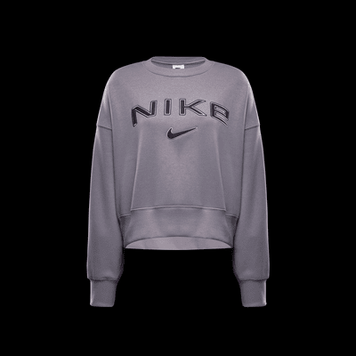 Nike Sportswear Phoenix Fleece Over-Oversized Rundhals-Sweatshirt mit Logo für Damen