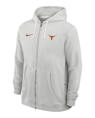 Мужское худи Texas Sideline Nike Dri-FIT College Full-Zip Hoodie