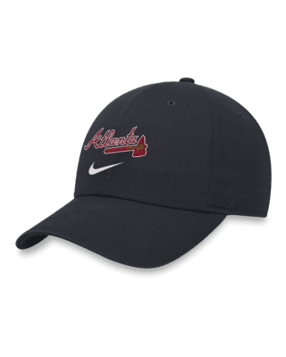 Atlanta Braves Nike Heritage 86 Fabric Mix Performance Adjustable Hat -  Red/White