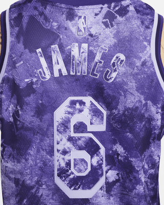 2021-23 LA Lakers James #6 Nike Swingman Home Jersey (XL)