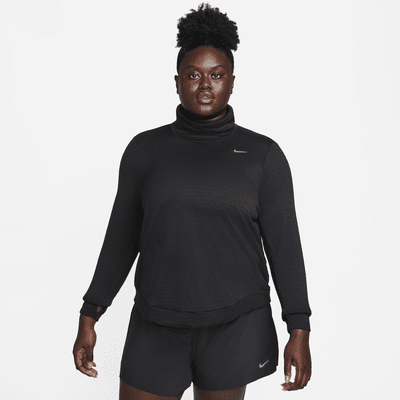 Nike Therma-FIT Swift Element Women's Turtleneck Running Top (Plus Size ...