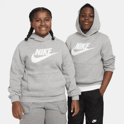 Sudadera con gorro para niños talla grande Nike Sportswear Club Fleece (talla extendida)