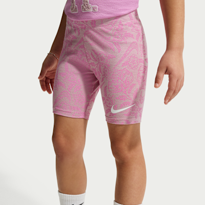 Conjunto de dos piezas de shorts de ciclismo para niños talla pequeña Nike Lace It Up