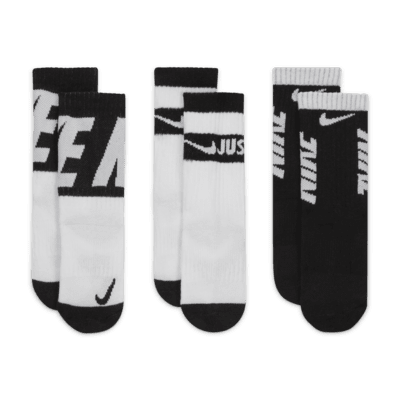나이키 리틀키즈 드라이 핏 스포츠 크루 삭스(3켤레)