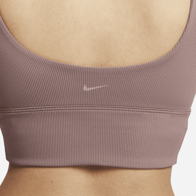 Nike Zenvy Rib Women's Light-Support Padded Longline Sports Bra