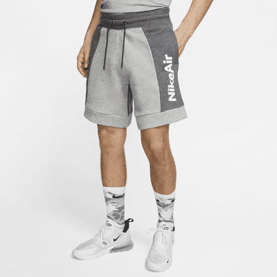 nike air shorts fleece
