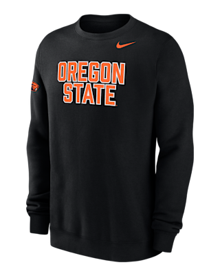 Мужской свитшот Oregon State Club Fleece Nike College Crew-Neck