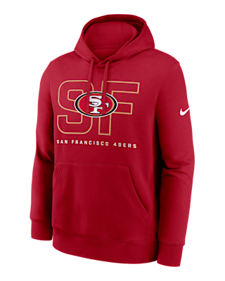 Мужское худи San Francisco 49ers Busted Play Club Nike NFL Pullover Hoodie
