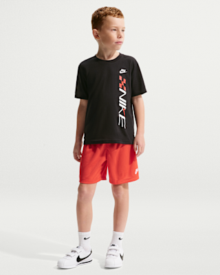 Детские шорты Nike Sportswear Little Kids' Victory Lap 2-Piece Mesh Shorts Set