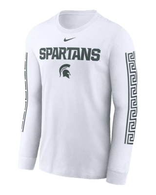 Мужская футболка Michigan State Spartans Local Spirit Slogan Nike College Long-Sleeve